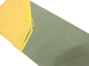 リサイクル　未使用品　幾何学模様織出し袋帯